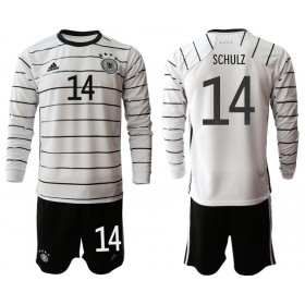 Maillot Allemagne Nico Schulz 14 Enfant Domicile UEFA EURO 2020 Manche Longue